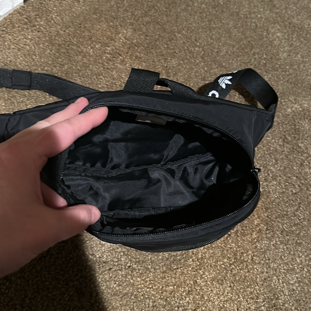 Adidas Black Waist Bag - Picture 3 of 7